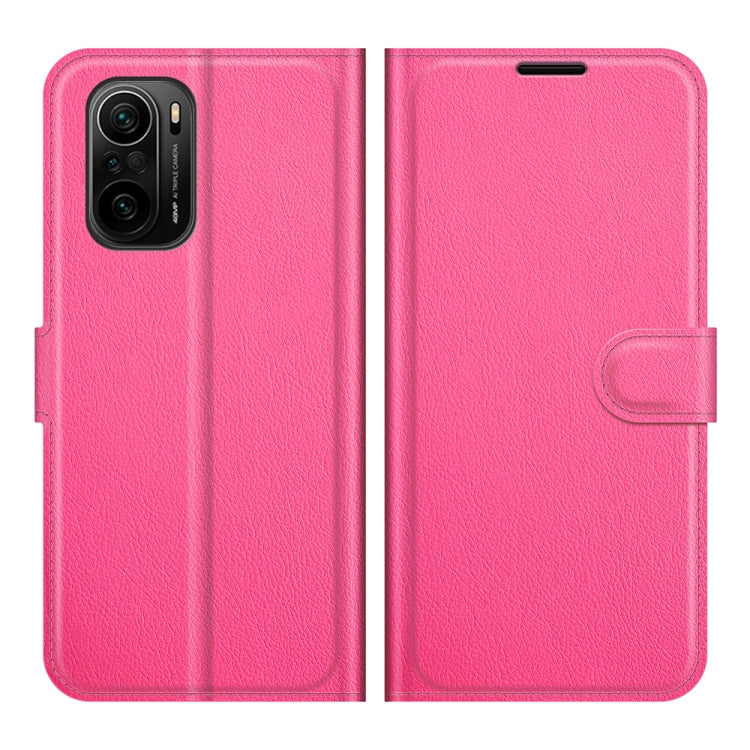 For Xiaomi Redmi K40 / K40 Pro / Poco F3 / Mi 11i Litchi Texture Horizontal Flip Protective Case with Holder & Card Slots & Wallet