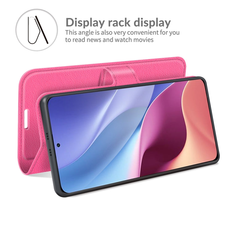 For Xiaomi Redmi K40 / K40 Pro / Poco F3 / Mi 11i Litchi Texture Horizontal Flip Protective Case with Holder & Card Slots & Wallet