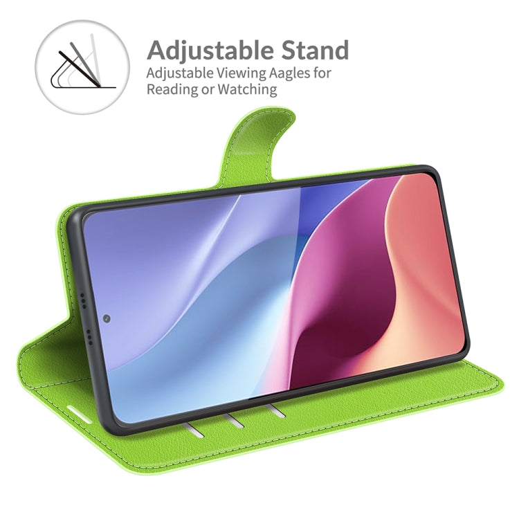 For Xiaomi Redmi K40 / K40 Pro / Poco F3 / Mi 11i Litchi Texture Horizontal Flip Protective Case with Holder & Card Slots & Wallet