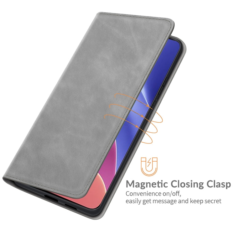 For Xiaomi Redmi K40 / K40 Pro / Poco F3 / Mi 11i Retro-skin Business Magnetic Suction Leather Case with Holder & Card Slots & Wallet