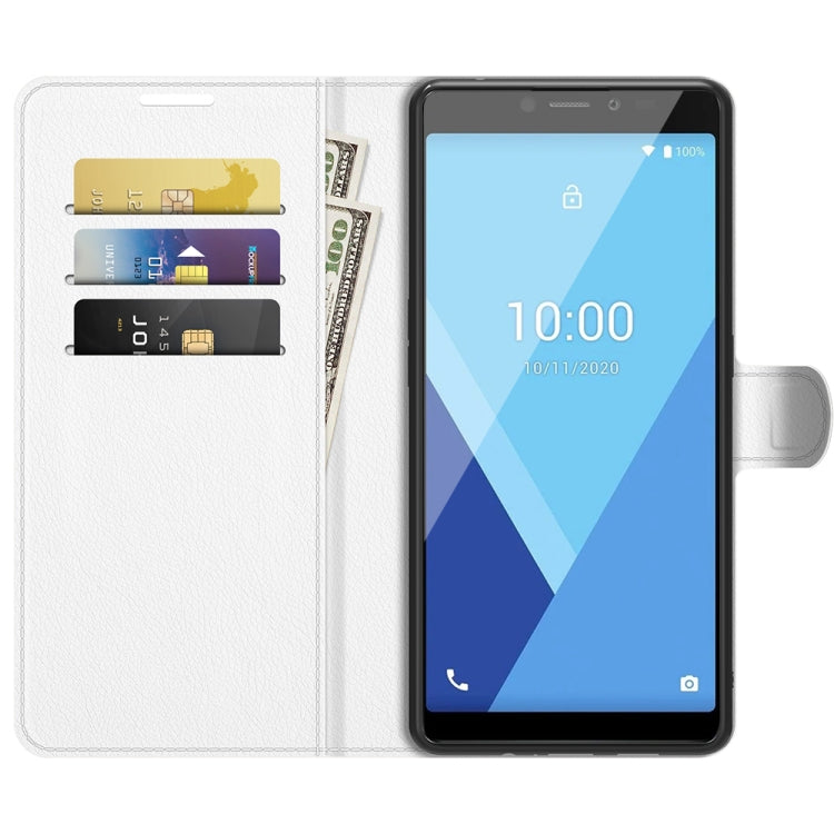 For Wiko Y51 Litchi Texture Horizontal Flip Protective Case with Holder & Card Slots & Wallet
