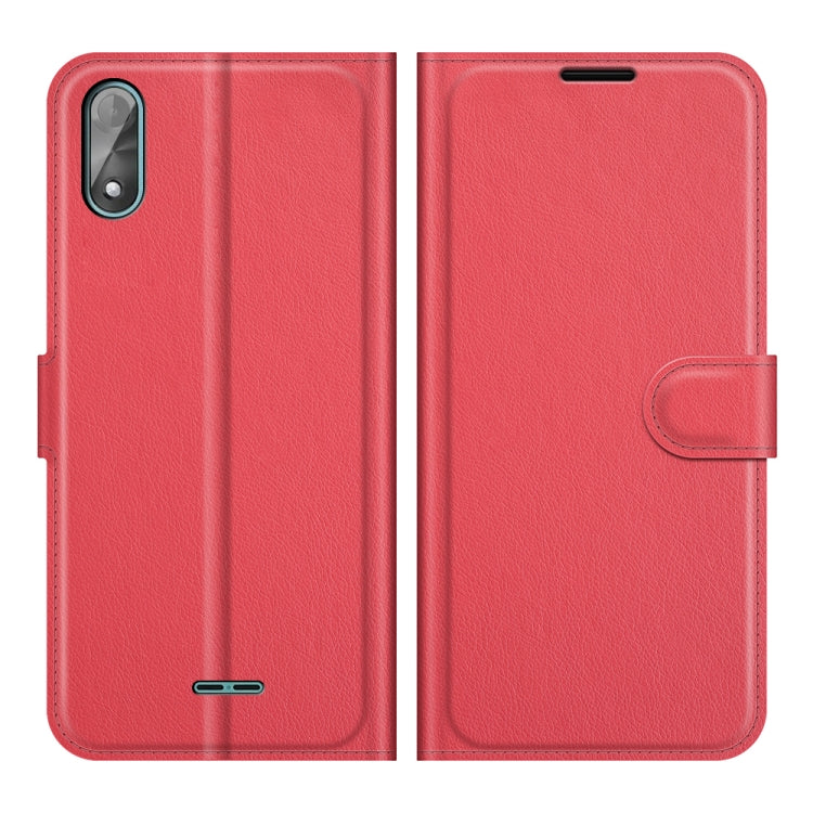 For Wiko Y51 Litchi Texture Horizontal Flip Protective Case with Holder & Card Slots & Wallet