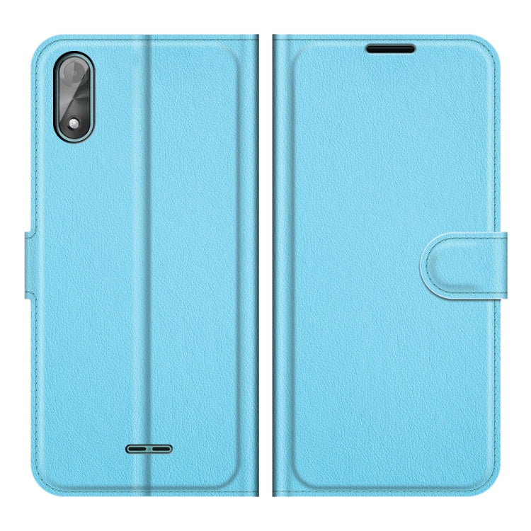 For Wiko Y51 Litchi Texture Horizontal Flip Protective Case with Holder & Card Slots & Wallet