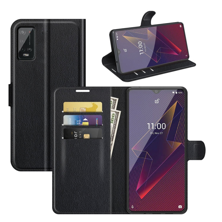 For Wiko Power U20 Litchi Texture Horizontal Flip Protective Case with Holder & Card Slots & Wallet