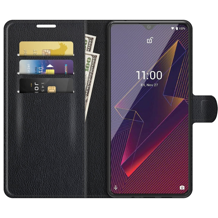 For Wiko Power U20 Litchi Texture Horizontal Flip Protective Case with Holder & Card Slots & Wallet