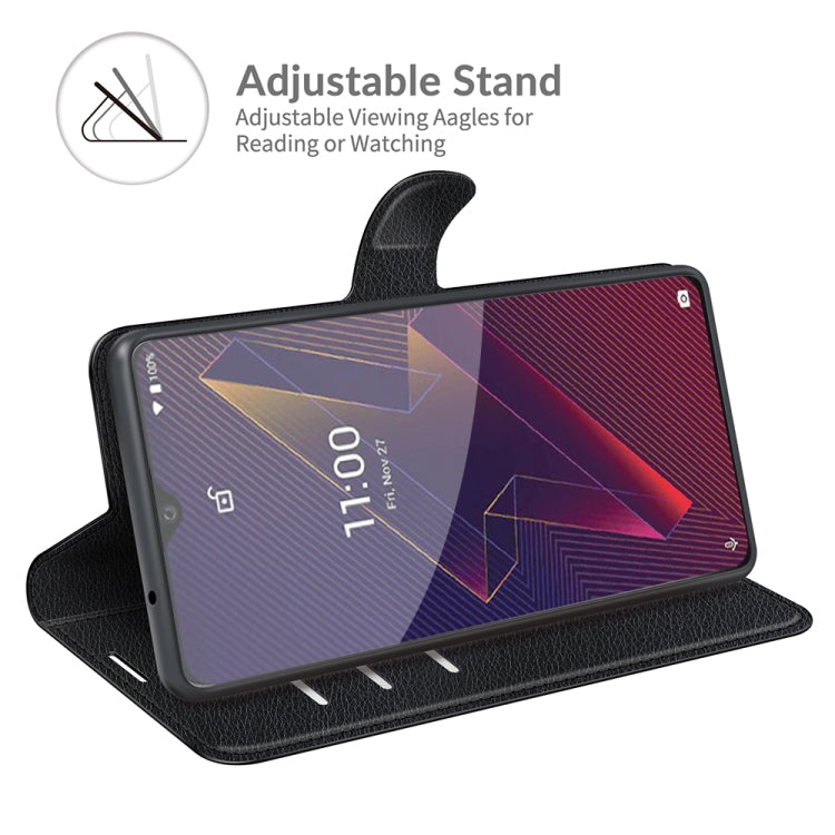 For Wiko Power U20 Litchi Texture Horizontal Flip Protective Case with Holder & Card Slots & Wallet