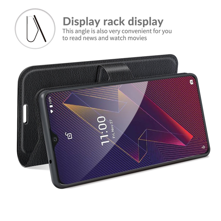 For Wiko Power U20 Litchi Texture Horizontal Flip Protective Case with Holder & Card Slots & Wallet