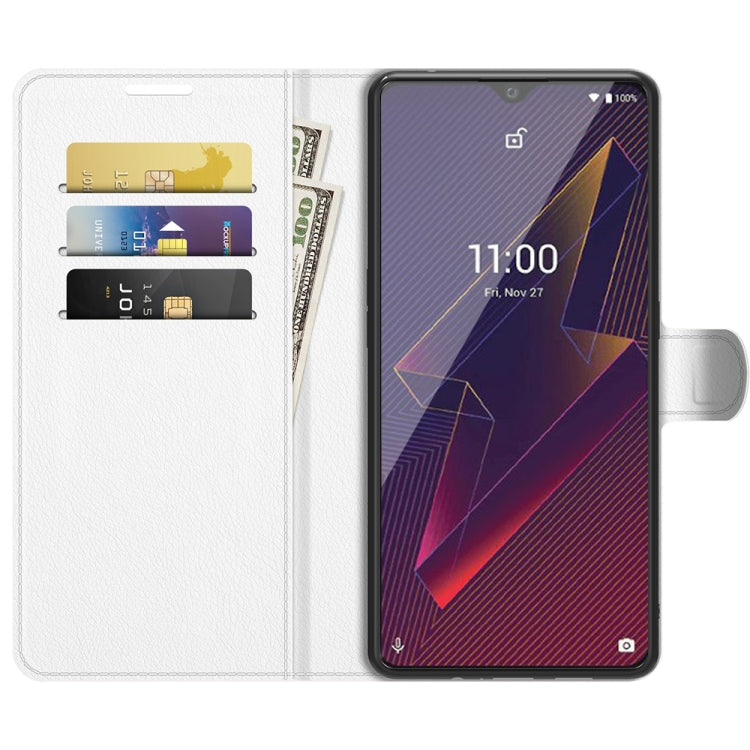 For Wiko Power U20 Litchi Texture Horizontal Flip Protective Case with Holder & Card Slots & Wallet