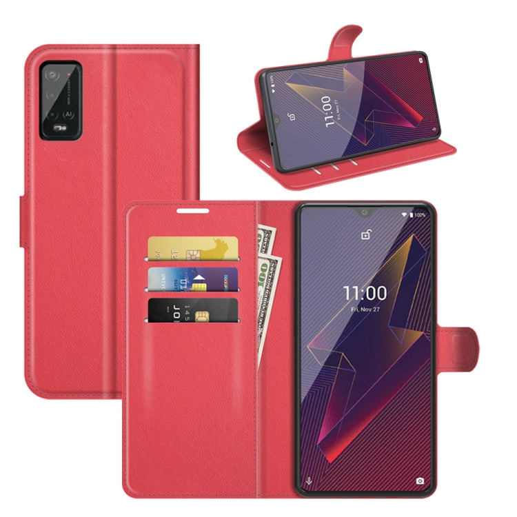 For Wiko Power U20 Litchi Texture Horizontal Flip Protective Case with Holder & Card Slots & Wallet