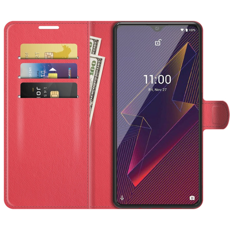 For Wiko Power U20 Litchi Texture Horizontal Flip Protective Case with Holder & Card Slots & Wallet