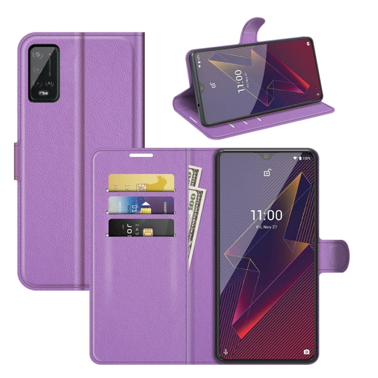 For Wiko Power U20 Litchi Texture Horizontal Flip Protective Case with Holder & Card Slots & Wallet