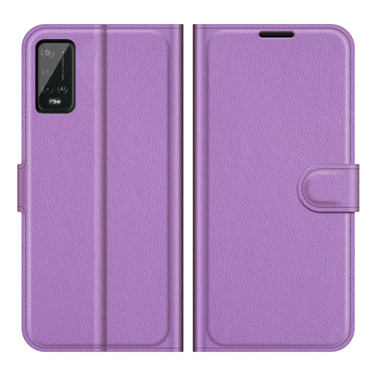 For Wiko Power U20 Litchi Texture Horizontal Flip Protective Case with Holder & Card Slots & Wallet