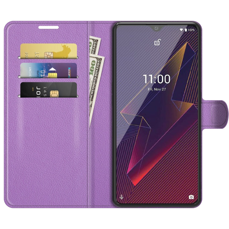 For Wiko Power U20 Litchi Texture Horizontal Flip Protective Case with Holder & Card Slots & Wallet