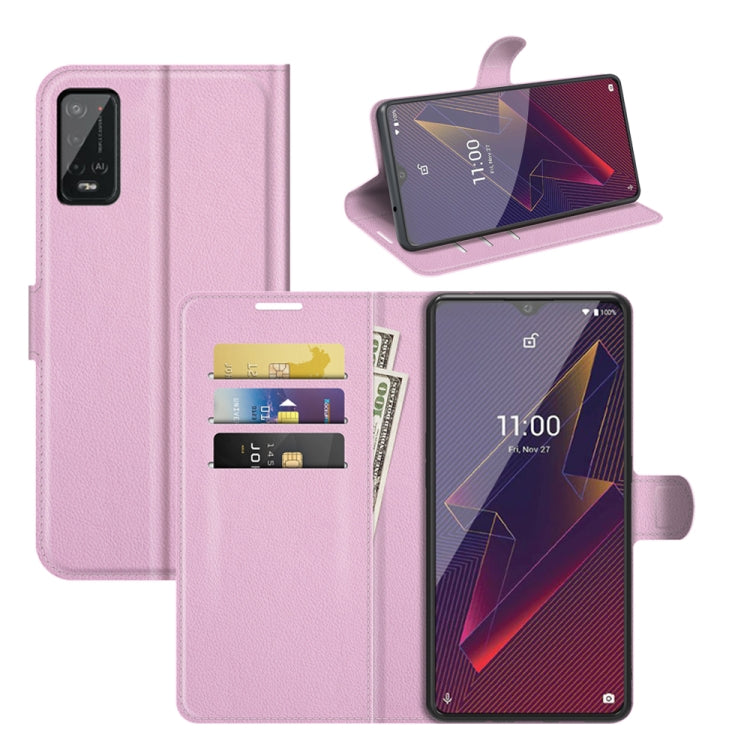 For Wiko Power U20 Litchi Texture Horizontal Flip Protective Case with Holder & Card Slots & Wallet