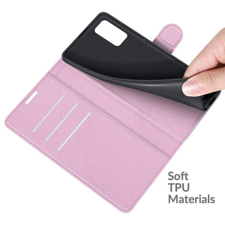 For Wiko Power U20 Litchi Texture Horizontal Flip Protective Case with Holder & Card Slots & Wallet