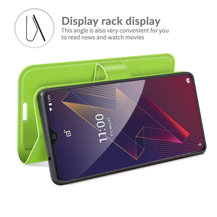 For Wiko Power U20 Litchi Texture Horizontal Flip Protective Case with Holder & Card Slots & Wallet