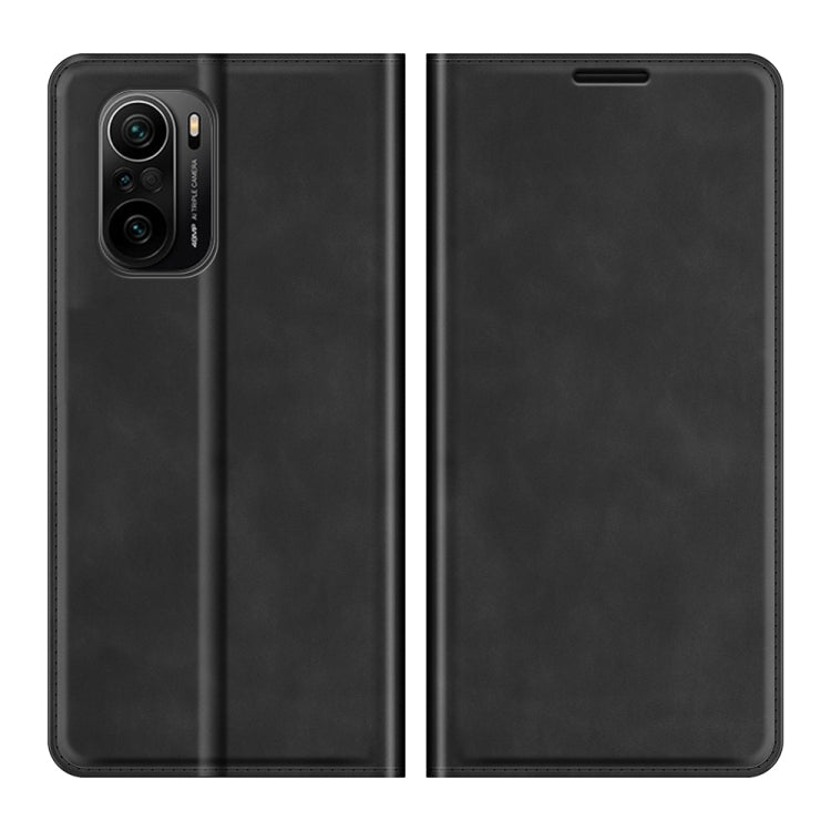 For Xiaomi Redmi K40 Pro / K40 / Poco F3 / Mi 11i Retro-skin Business Magnetic Suction Leather Case with Holder & Card Slots & Wallet