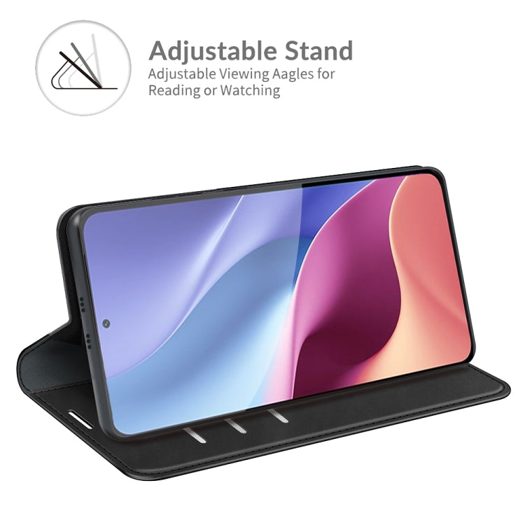 For Xiaomi Redmi K40 Pro / K40 / Poco F3 / Mi 11i Retro-skin Business Magnetic Suction Leather Case with Holder & Card Slots & Wallet