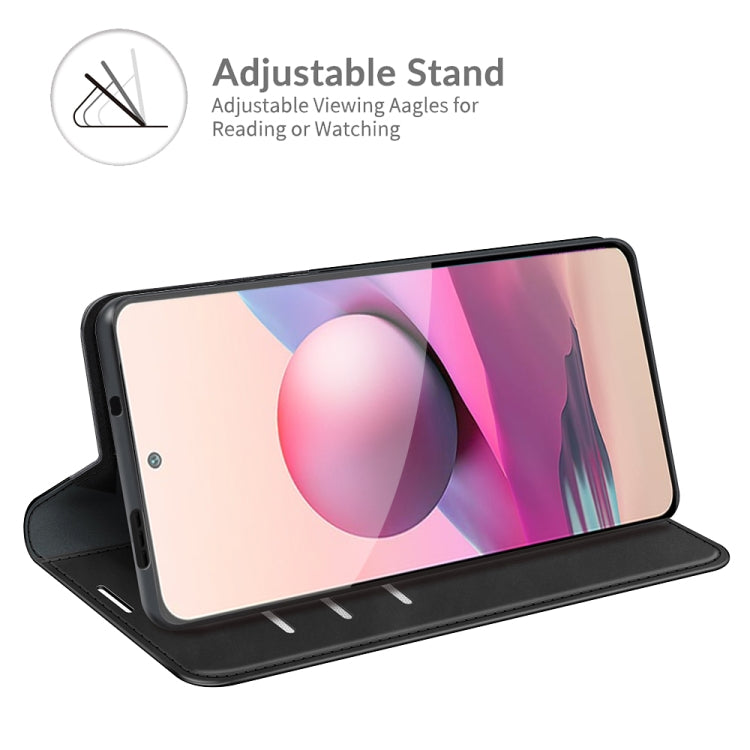 For Xiaomi Redmi Note 10 4G / Note 10S Retro-skin Business Magnetic Suction Leather Case with Holder & Card Slots & Wallet