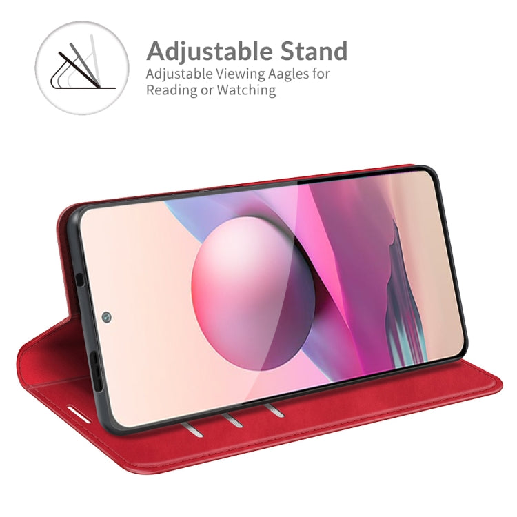 For Xiaomi Redmi Note 10 4G / Note 10S Retro-skin Business Magnetic Suction Leather Case with Holder & Card Slots & Wallet