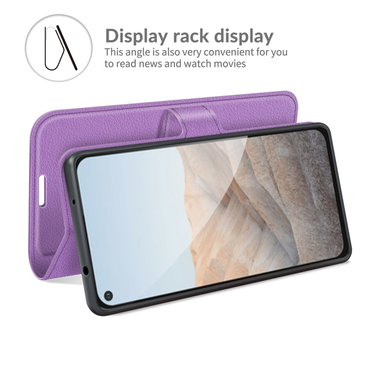 For Google Pixel 5A 5G Litchi Texture Horizontal Flip Protective Case with Holder & Card Slots & Wallet