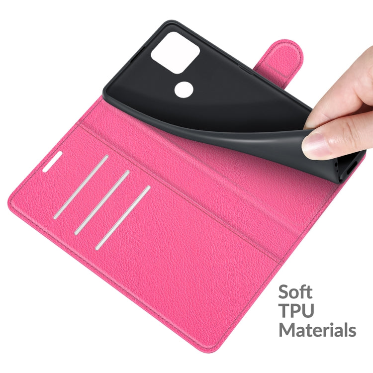 For Google Pixel 5A 5G Litchi Texture Horizontal Flip Protective Case with Holder & Card Slots & Wallet