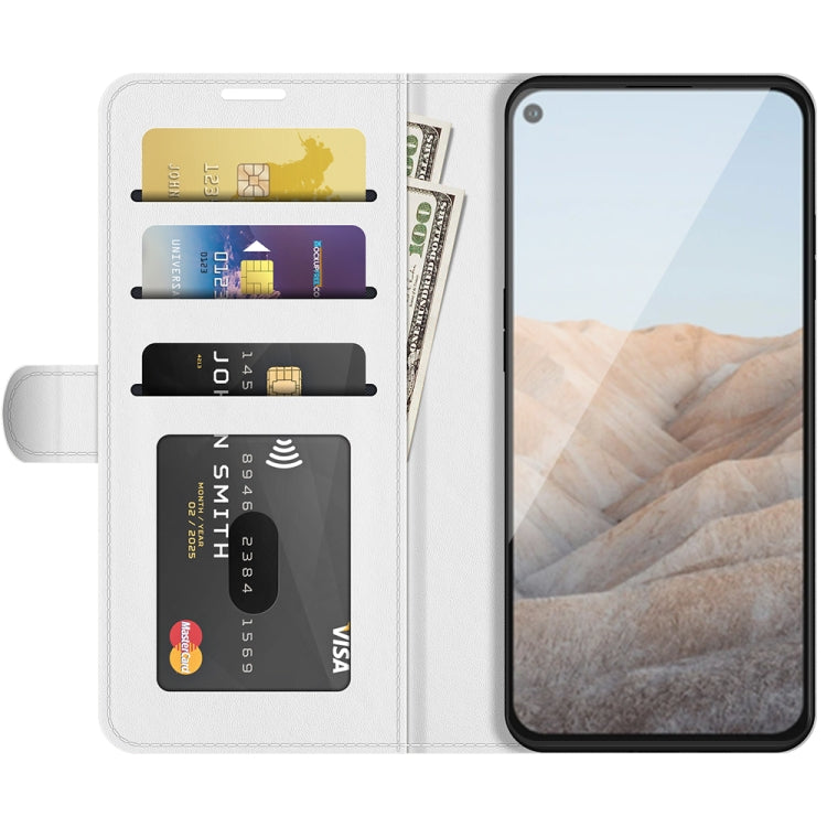 For Google Pixel 5A 5G R64 Texture Single Horizontal Flip Protective Case with Holder & Card Slots & Wallet& Photo Frame