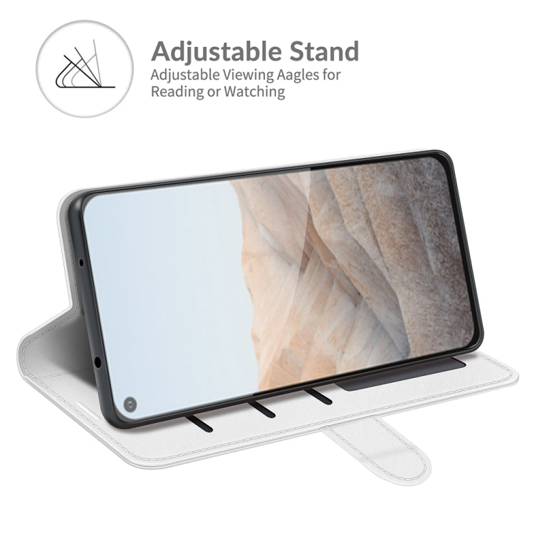 For Google Pixel 5A 5G R64 Texture Single Horizontal Flip Protective Case with Holder & Card Slots & Wallet& Photo Frame