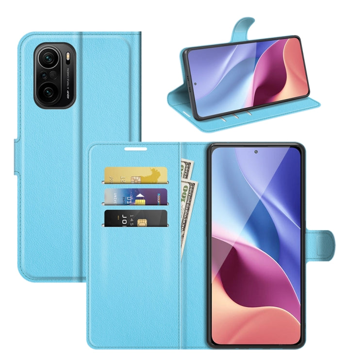 For Xiaomi Redmi K40 Pro / K40 / Poco F3 / Mi 11i Litchi Texture Horizontal Flip Protective Case with Holder & Card Slots & Wallet