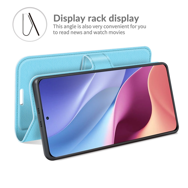 For Xiaomi Redmi K40 Pro / K40 / Poco F3 / Mi 11i Litchi Texture Horizontal Flip Protective Case with Holder & Card Slots & Wallet