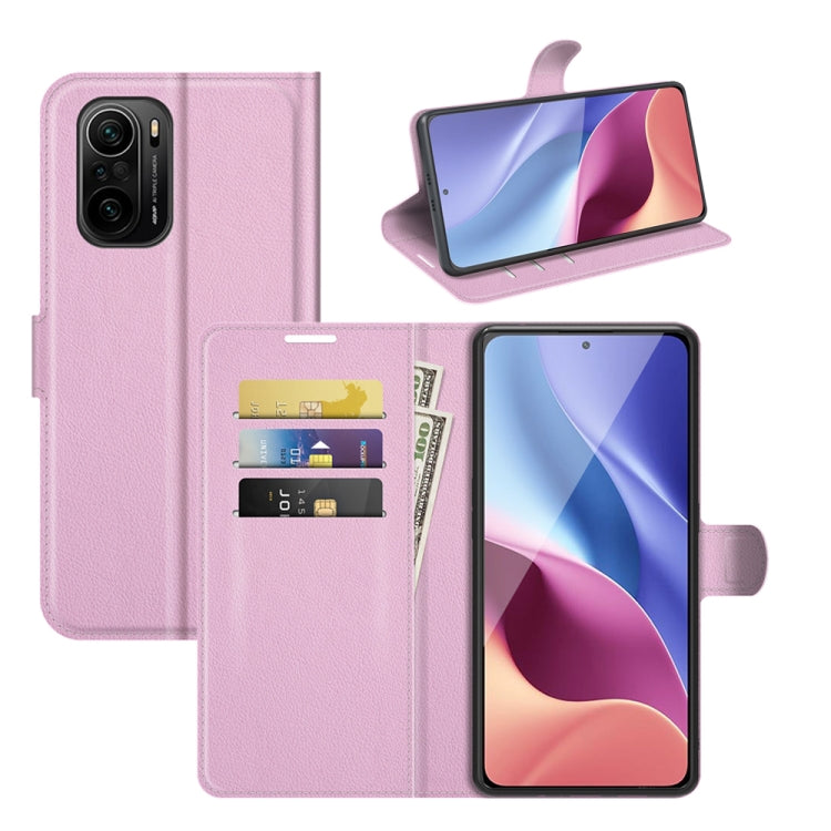 For Xiaomi Redmi K40 Pro / K40 / Poco F3 / Mi 11i Litchi Texture Horizontal Flip Protective Case with Holder & Card Slots & Wallet