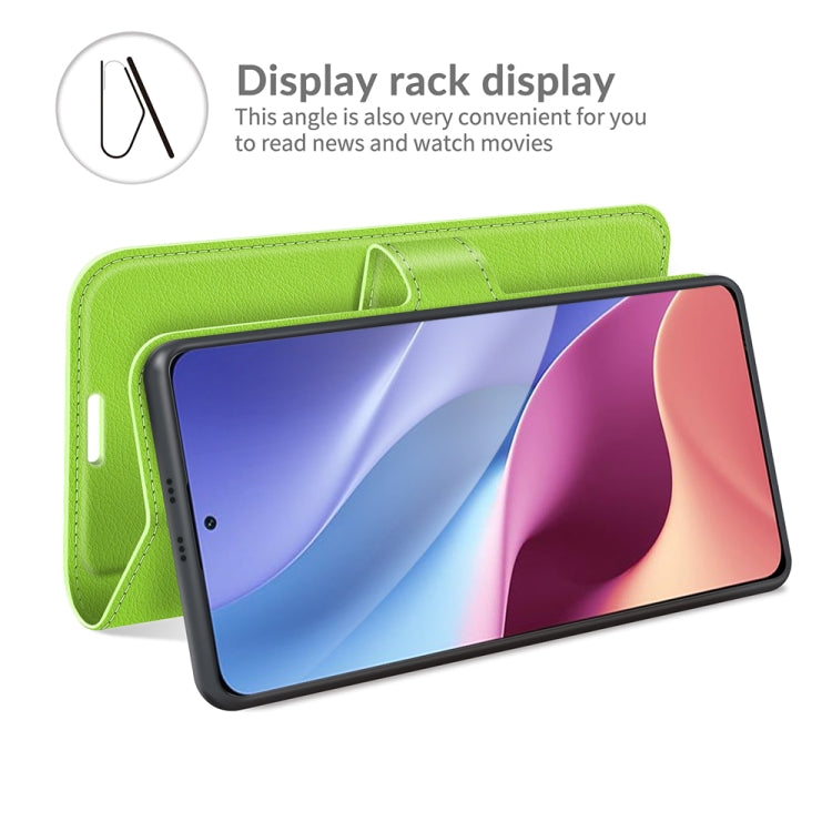 For Xiaomi Redmi K40 Pro / K40 / Poco F3 / Mi 11i Litchi Texture Horizontal Flip Protective Case with Holder & Card Slots & Wallet