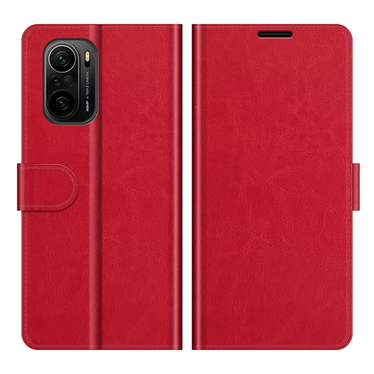 For Xiaomi Redmi K40 Pro / K40 / Poco F3 / Mi 11i R64 Texture Single Horizontal Flip Protective Case with Holder & Card Slots & Wallet& Photo Frame