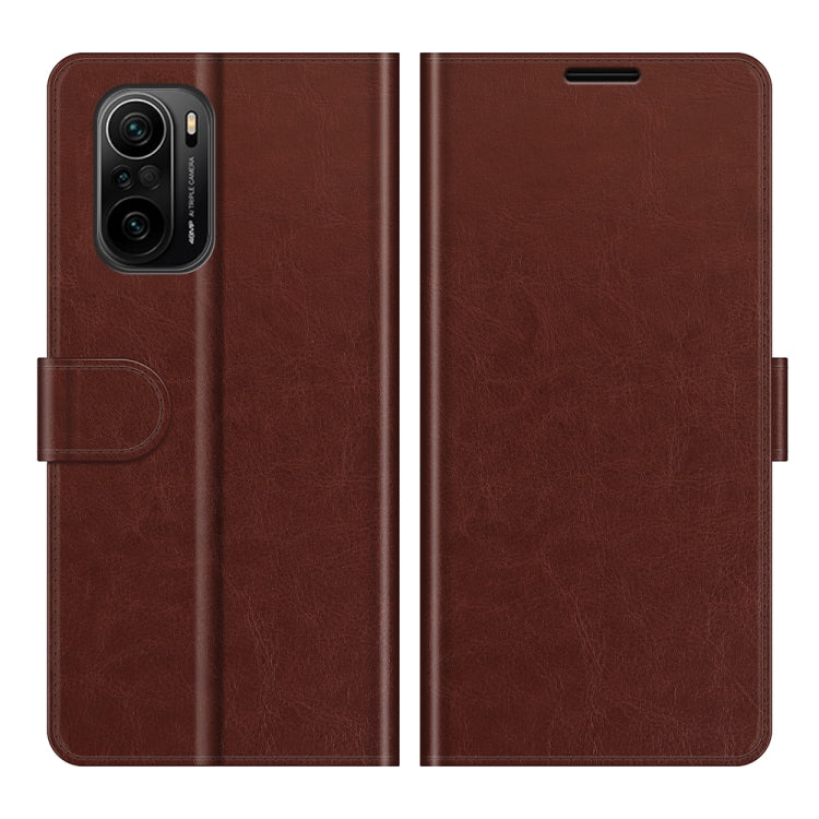 For Xiaomi Redmi K40 Pro / K40 / Poco F3 / Mi 11i R64 Texture Single Horizontal Flip Protective Case with Holder & Card Slots & Wallet& Photo Frame