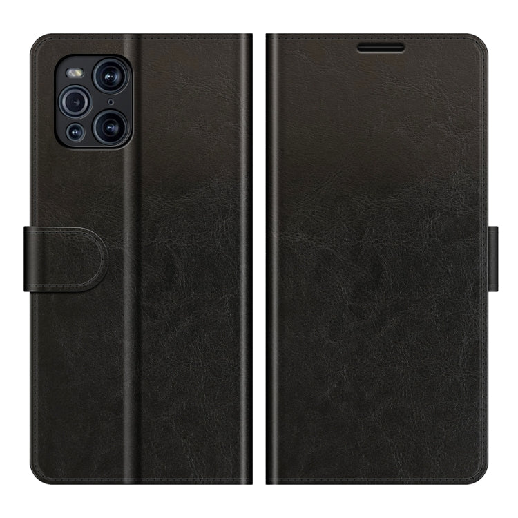 For OPPO Find X3 Pro / Find X3 R64 Texture Single Horizontal Flip Protective Case with Holder & Card Slots & Wallet& Photo Frame
