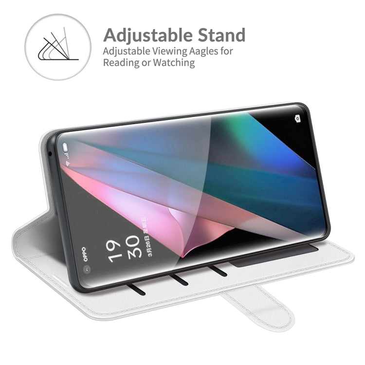 For OPPO Find X3 Pro / Find X3 R64 Texture Single Horizontal Flip Protective Case with Holder & Card Slots & Wallet& Photo Frame