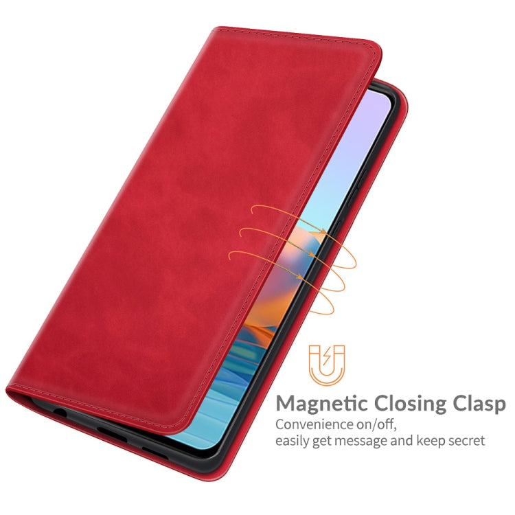 For Xiaomi Redmi Note 10 Pro / Note 10 Pro Max Retro-skin Business Magnetic Suction Leather Case with Holder & Card Slots & Wallet