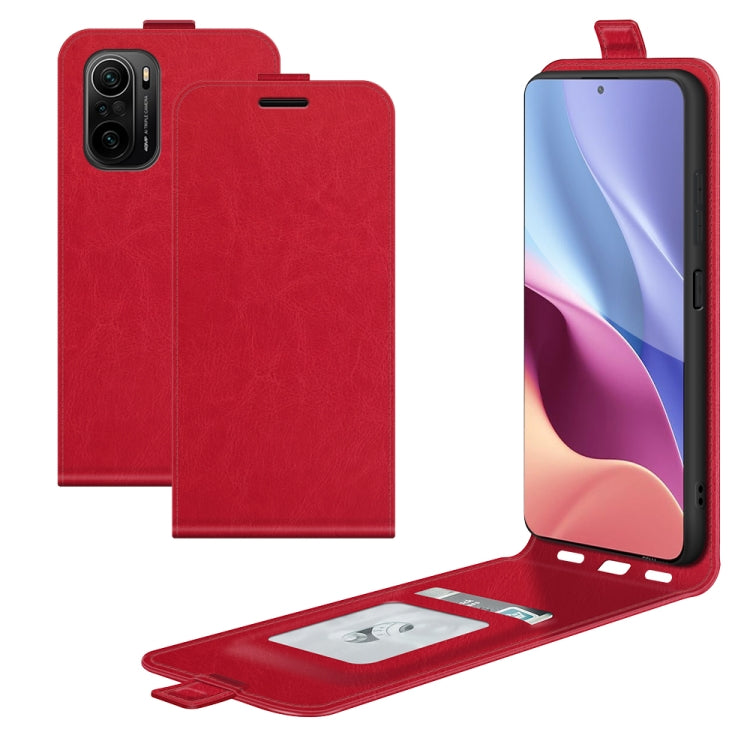 For Xiaomi Redmi K40 / K40 Pro / Poco F3 / Mi 11i R64 Texture Single Vertical Flip Leather Protective Case with Card Slots & Photo Frame