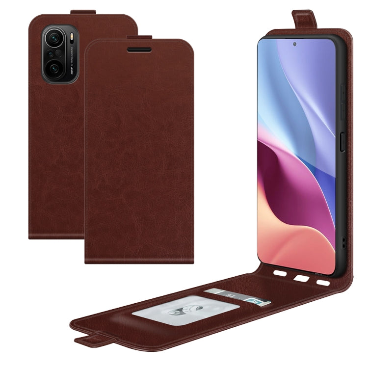 For Xiaomi Redmi K40 / K40 Pro / Poco F3 / Mi 11i R64 Texture Single Vertical Flip Leather Protective Case with Card Slots & Photo Frame