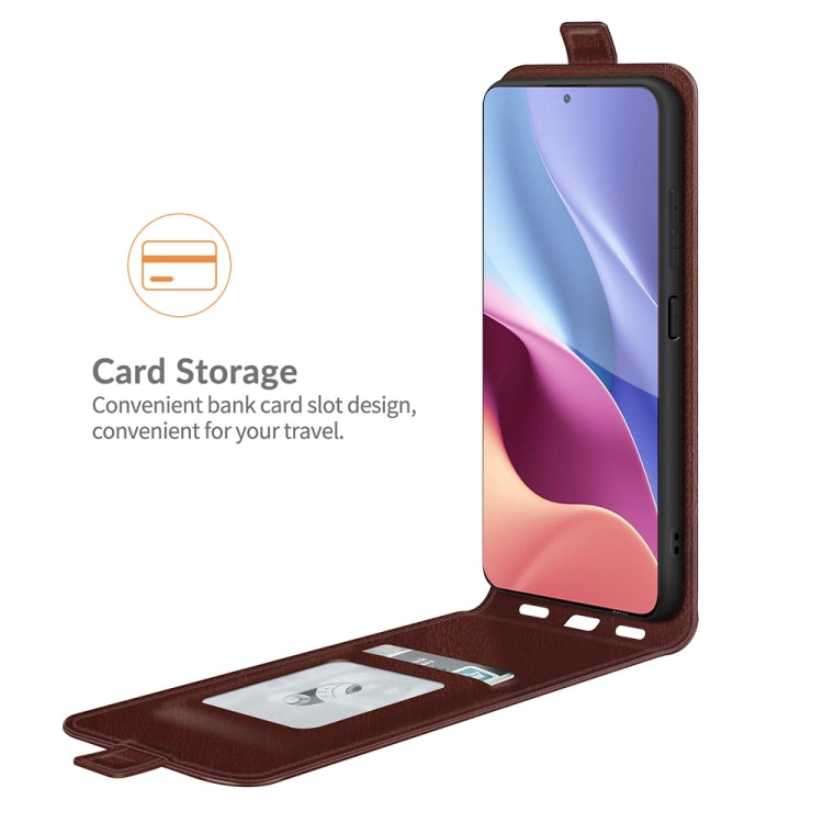 For Xiaomi Redmi K40 / K40 Pro / Poco F3 / Mi 11i R64 Texture Single Vertical Flip Leather Protective Case with Card Slots & Photo Frame
