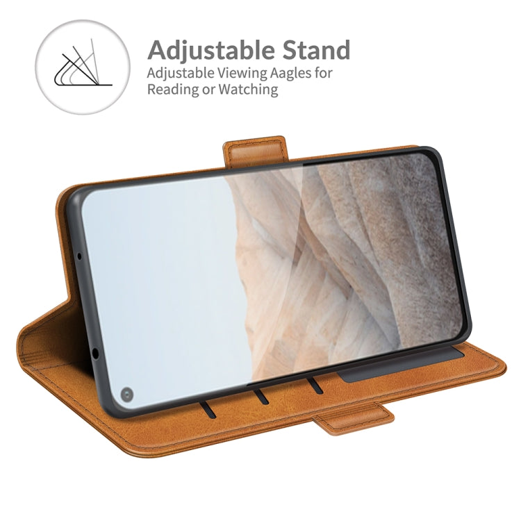 For Google Pixel 5A 5G Dual-side Magnetic Buckle Horizontal Flip Leather Case with Holder & Card Slots & Wallet