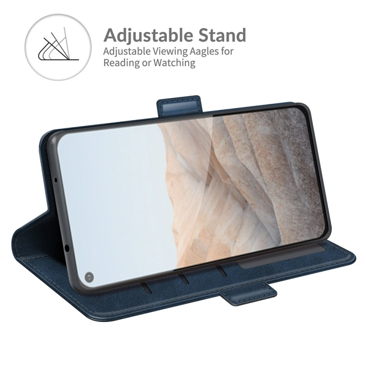 For Google Pixel 5A 5G Dual-side Magnetic Buckle Horizontal Flip Leather Case with Holder & Card Slots & Wallet