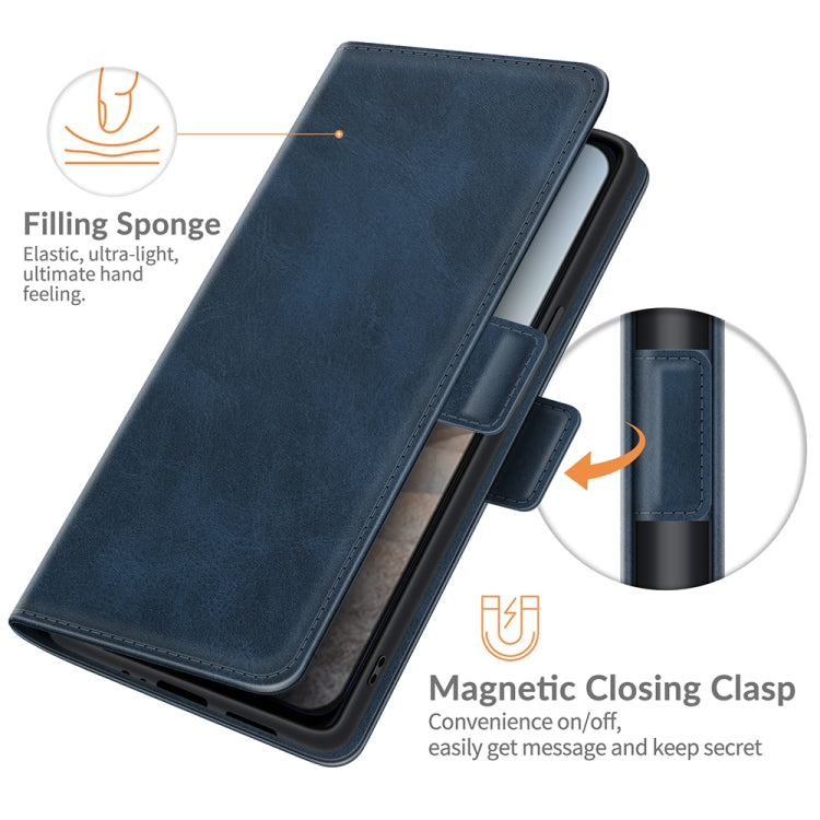 For Google Pixel 5A 5G Dual-side Magnetic Buckle Horizontal Flip Leather Case with Holder & Card Slots & Wallet