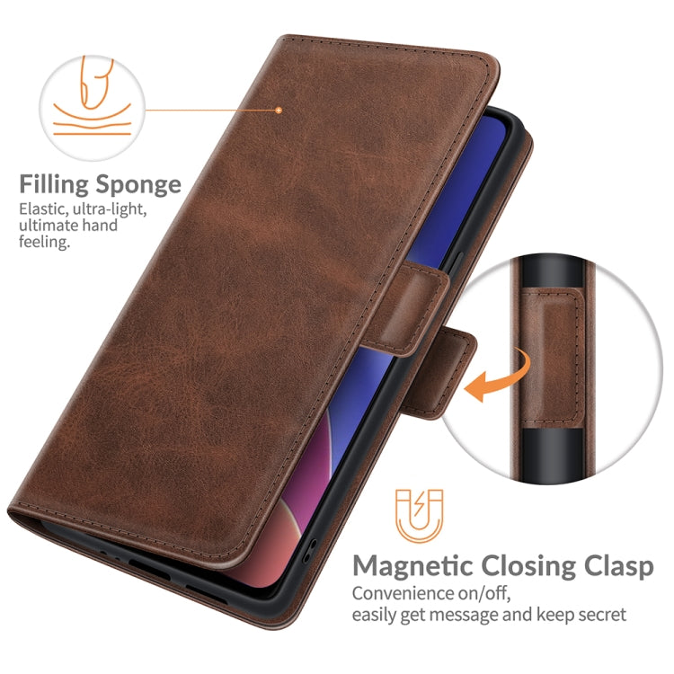 For Xiaomi Redmi K40 Pro / K40 / Poco F3 / Mi 11i Dual-side Magnetic Buckle Horizontal Flip Leather Case with Holder & Card Slots & Wallet