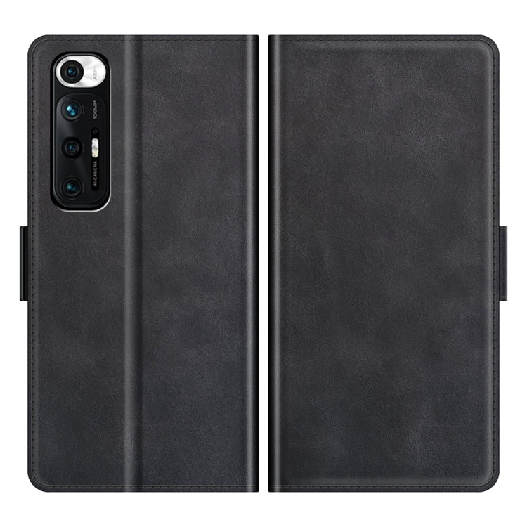 For Xiaomi Mi 10S Dual-side Magnetic Buckle Horizontal Flip Leather Case with Holder & Card Slots & Wallet