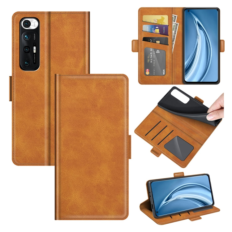 For Xiaomi Mi 10S Dual-side Magnetic Buckle Horizontal Flip Leather Case with Holder & Card Slots & Wallet