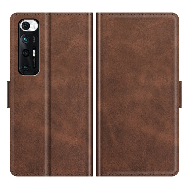 For Xiaomi Mi 10S Dual-side Magnetic Buckle Horizontal Flip Leather Case with Holder & Card Slots & Wallet