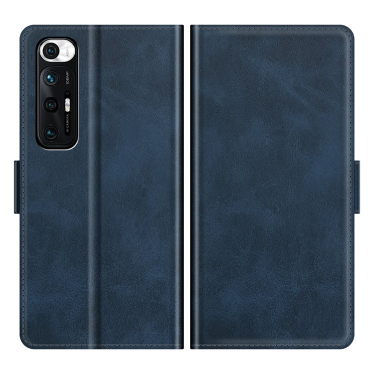 For Xiaomi Mi 10S Dual-side Magnetic Buckle Horizontal Flip Leather Case with Holder & Card Slots & Wallet