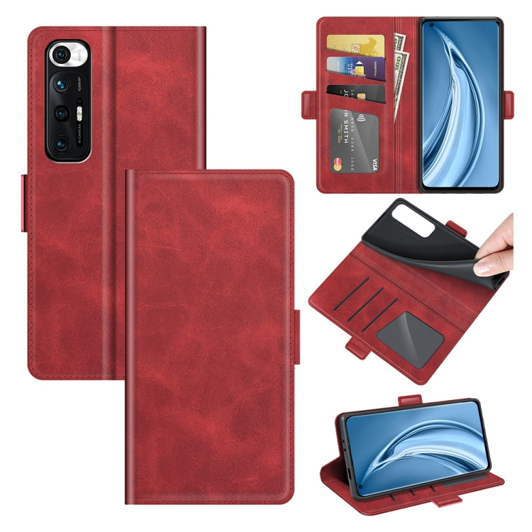 For Xiaomi Mi 10S Dual-side Magnetic Buckle Horizontal Flip Leather Case with Holder & Card Slots & Wallet
