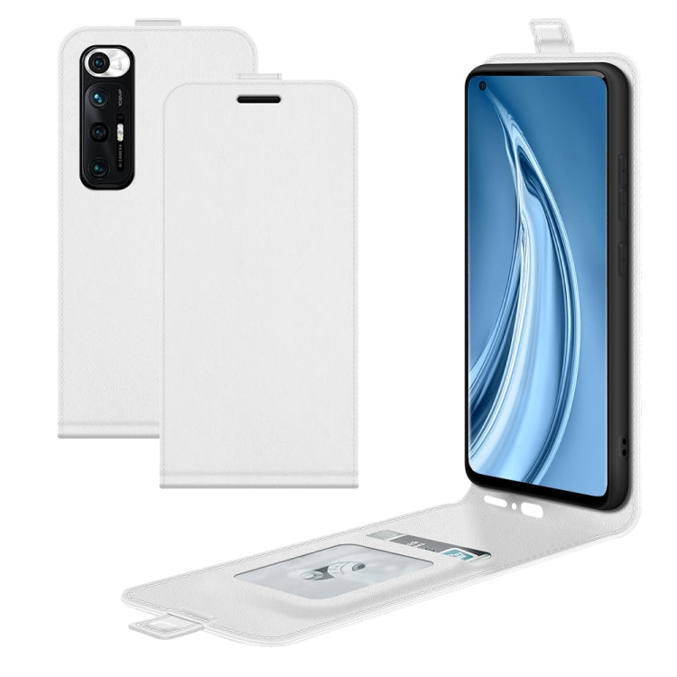 For Xiaomi Mi 10S R64 Texture Single Vertical Flip Leather Protective Case with Card Slots & Photo Frame